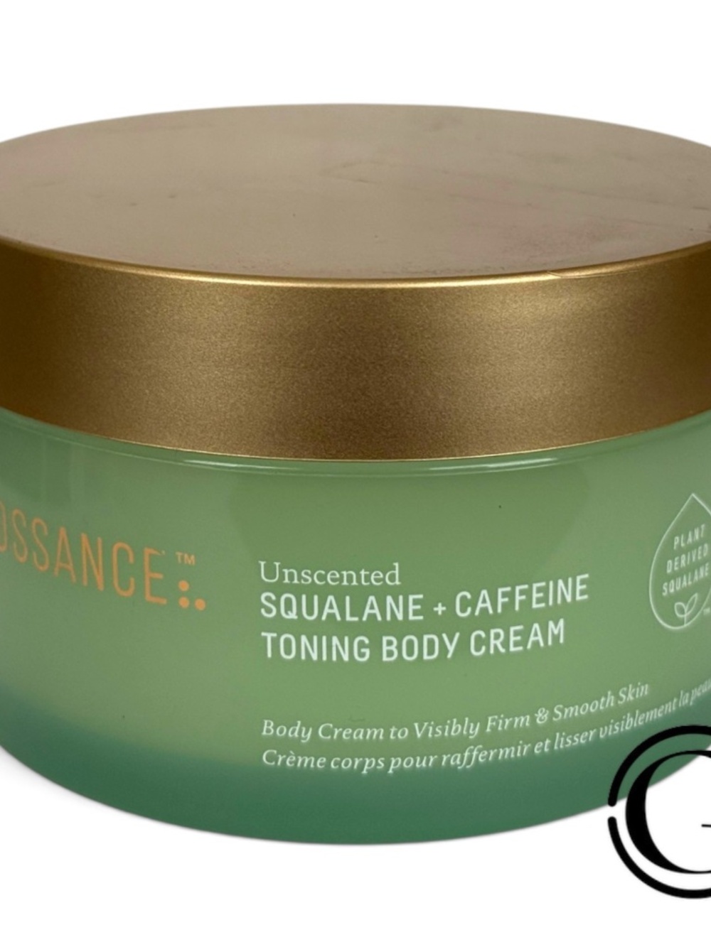 NEW Authentic Biossance Caffeine Toning Body Cream + Squalane 6.76 oz / 200 mL